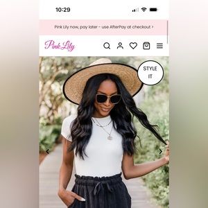 Pink Lily My One Chance White Ribbed Short Sleeve Bodysuit